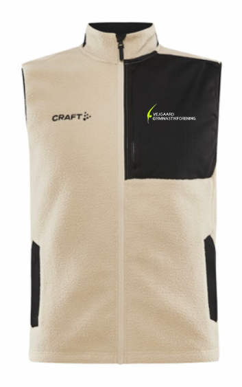 Craft ADV Explore fiberpelsvest, Ecru-black M